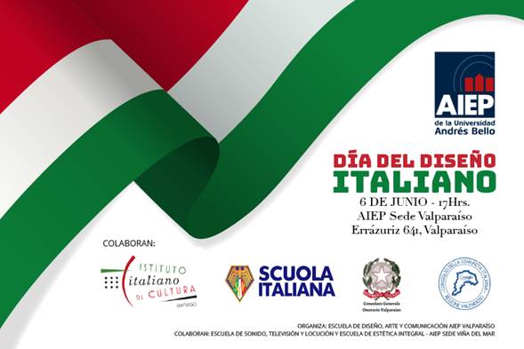 Invitación a celebrar el Día del Diseño Italiano